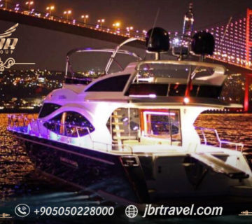 تأجير يخت خاص في اسطنبول من شركة جي بي ار